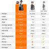 Exprimidor lento MIUI FilterFree: Extracción en 8 etapas, jugo puro